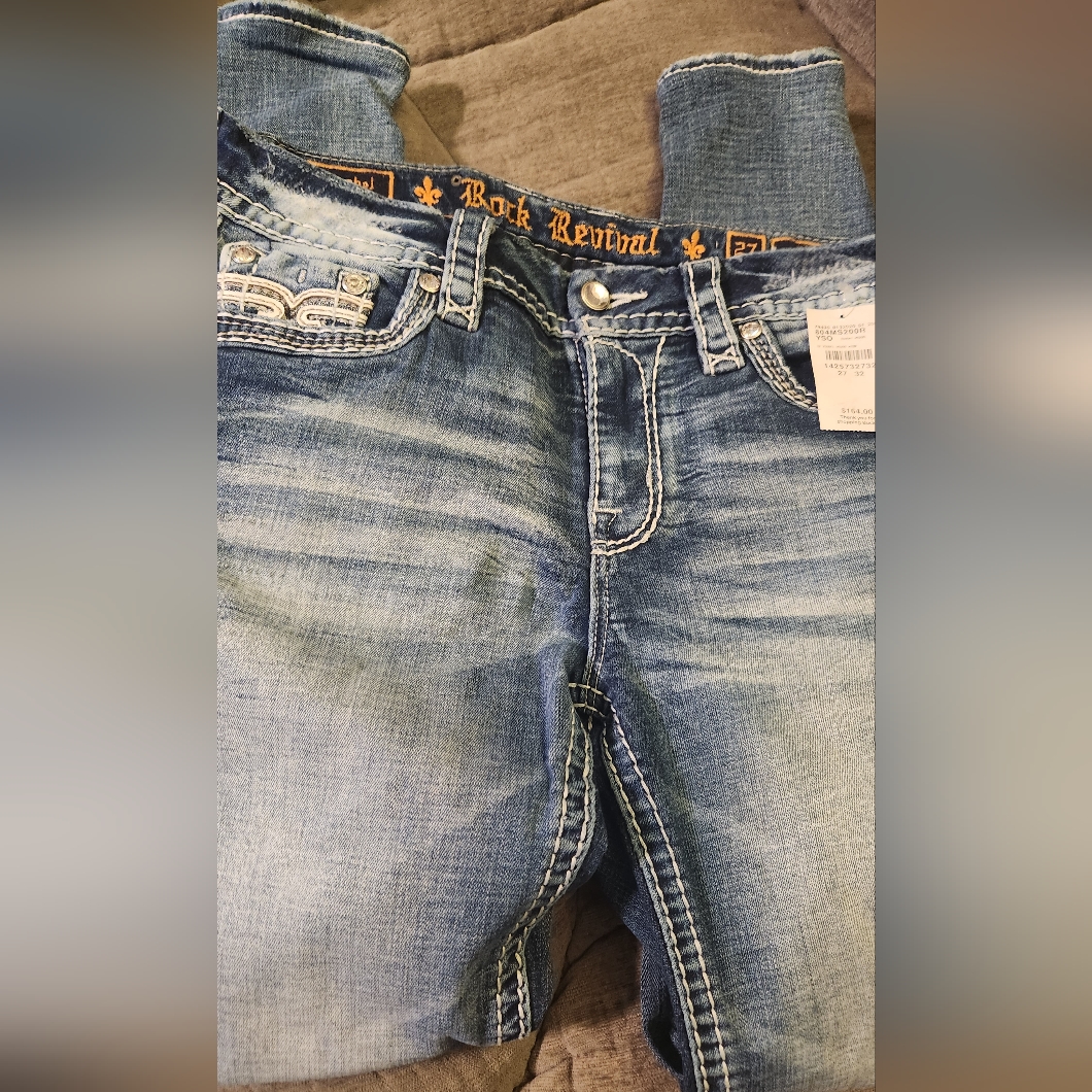 New Rock Reviel Womens 27 Waist Skinny Leg